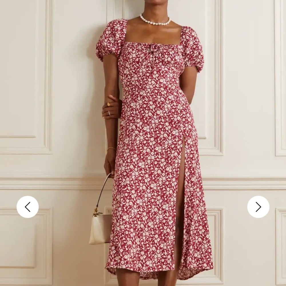 REFORMATION Teyana Dress in Flower Girl, Size 6